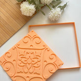 Ottoman Motif Ceramic Tile Stamp & Cutter – 20×20 cm